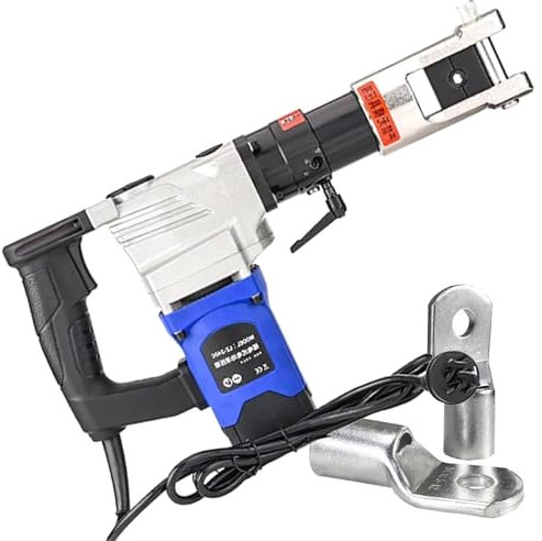 Crimpadora hidráulica de mano de 2200 W, crimpadora hidráulica automática for terminales de cable, alicates for crimpar cables de terminales eléctricos(240c)