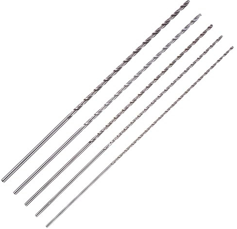 EXCEART 2 Series Juego De Brocas Perforar Bits Carburo Brocas De Acero Para Metal Duro Broca De Barrena Brote De Perforación Broca Acero De Alta Velocidad Plata 5 Piezas