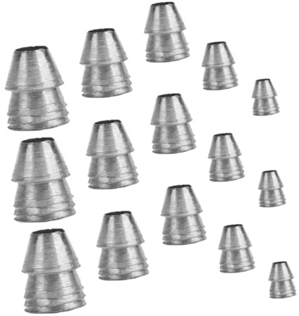 Didiseaon 25 pièces Kit de Coins Métalliques Renforcés pour Manches de Marteau et Hache Accessoires Robustes pour Fixation et Réparation Doutils de Charpentier