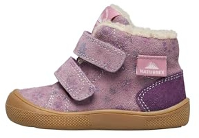 Naturino Barfußstiefel aus Veloursleder, Violett- 27