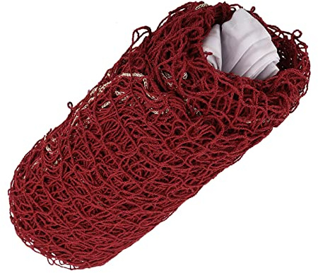 Naroote Tragbares Badminton Net Set, Pickleball -Netz Tragbarer Outdoor -Standard 2,5 Cm Square Mesh 6,5*0, M/21,3*1,6 Fuß Badminton Mesh Net für Outdoor Sports Entertainment und Training (Purpur)