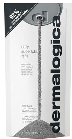 Dermalogica Daily Superfoliant Exfoliating Powder 57g Refill | Charcoal powder exfoliant that resurfaces skin and helps defend against pollution effects.