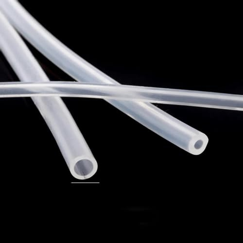 Manguera de silicona transparente for cerveza, leche, fontanería, tubo flexible 7 x 9 mm(3x4mm)