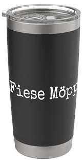 Fiese Möpp Kölsche Fieser Hund Karneval Junge Kölsch Köln Doppelwandiger Edelstahl-Thermobecher