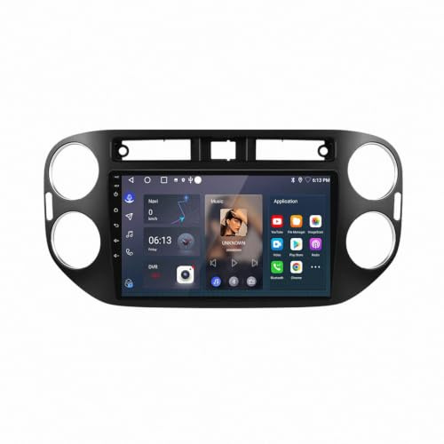Bilnavigering för Volkswagen Tiguan 1 NF 2006-2016 Dashcam Carplay Och Android Auto, Bärbar Bilstereo, Bilstereomottagare Med Backkamera Bärbar Surfplatta för, 4 Kärna 2G＋32G