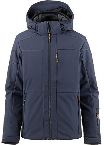 CMP Herren Jacke Wattierte Softshell 8000 Skijacke, Black Blue, 56, 38W0597