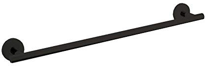 einfache Handtuchstange 85 cm, BA HTE85, Serie Basic von Decor Walther (Schwarz)