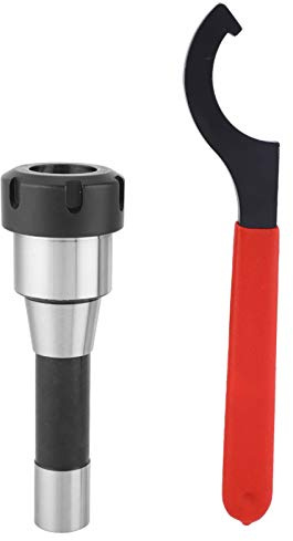 R8 ER32 Collet Chuck CNC Tool Holder with Hook Wrench 7/16 Thread for Milling Machine Precision Machining Parts Upgrade Tooling Reinforcement