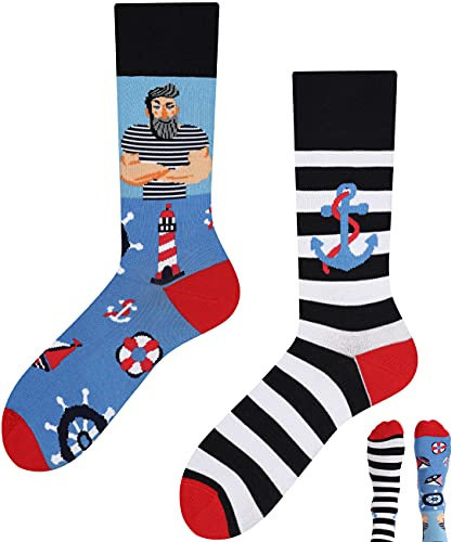 TODO Colours Lustige Socken mit Motiv - Mehrfarbige, Bunte, Verrückte für die Lebensfreude