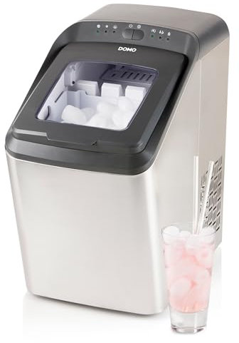 DOMO DO9247IB Machine à glaçons PRO 'Ice Maestro' - 15kg/24h - 2,8 L - inox
