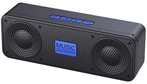 Altavoz Bluetooth Recargable, Radio FM Integrada, Compatible con TF/USB, Potencia 5W para Smartphones y Dispositivos Móviles