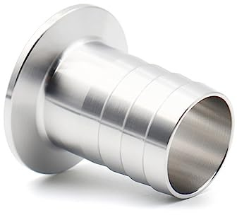 1pcs Tri Clamp Portagomma, OD8 10 12 14 16 19 25mm Adattatore Di Accoppiamento Raccordo For Tubo Sanitario In Acciaio Inossidabile Puntale OD50.5 64mm Raccordi For Tubi Homebrew ( Size : 12.7mm x Ferr