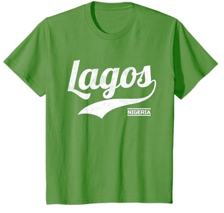 Style de baseball de Lagos Nigéria T-Shirt