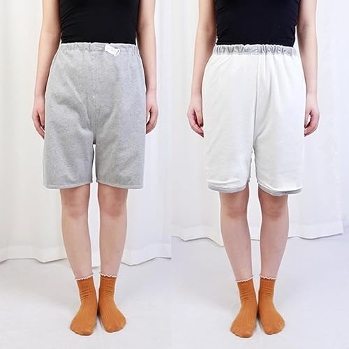Adult Incontinence Underwear for Bedwetting, Three Layers Waterproof Pants for Men and Women, Breathable and Washable Urinary Leakage Protection Pants for Elderly (Shorts,XL)