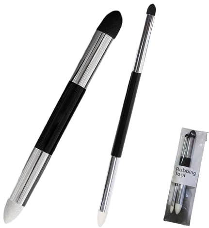 WANAONE 2 x Mischschwamm-Stift, Künstler, waschbar, wiederverwendbar, Reibeschwamm, Pinsel, Doppelspitze, Zeichnen, Kunst, Blender, Werkzeuge für Skizzen, Zeichnen, Korrigieren, Aufhellen und