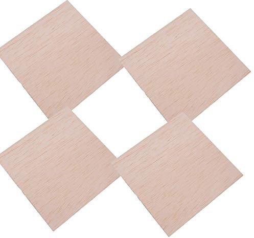 Hartfaserplatten, Paulownia-Holzplatten, natürliches, unbehandeltes Holzbrett, Hobby-Holz for Haus, Flugzeug, Schiff, Boot, DIY, Basteln, Malen, Gravieren, Schablonieren, 10 mm x 100 mm x 250 mm (Siz