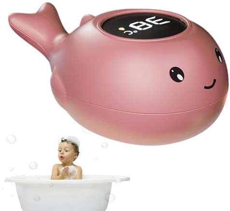 Termómetro Digital LED Para Baño De Bebé | Flotante y Seguro Para Bañera y Piscina | Impermeable IPX7 Para Spa