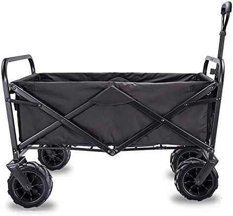 CCYENG Carro/Carrello da Campeggio Pieghevole - Carro/Carrello da Giardino/Spiaggia Pieghevole con Robusta Struttura in Acciaio
