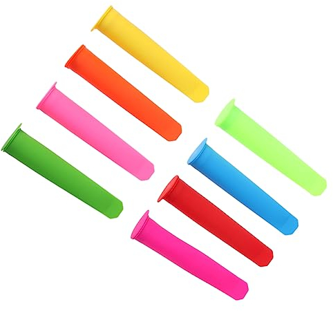 Hoement Silikon-eisformen in Verschiedenen Farben 8 Stück Formen Für Kinder Für -leckereien