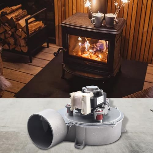 ReachMall Kamin-Gebläse, 2000 U/min, 30 W, Heizung, Kamin-Ofengebläse, geräuscharm, 220 V, Kesselventilator für Schrank, Schlauchboote, Grill, Öfen, Kamine