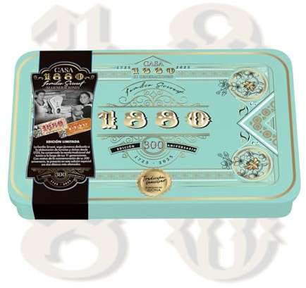 1880 Turrón de Jijona y Alicante 300 Aniversario, Sin Gluten, 500 g | Hecho en España IGP Alicante y Jijona, ideal para regalar, para compartir o como capricho, dulce navideño