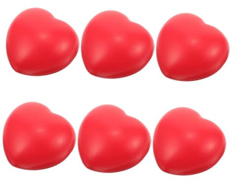 KITANDOVE 6st Griffball Kraft Des Handgelenks Handmuskeltraining Fingerstärkung Coole Gadgets Grip-trainerball Handtherapiebälle Elektronische Hand Handtrainer-griffgreifer Rot Pu-schwamm