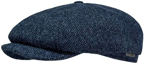 WEROR Schiebermütze Herren – Schirmmütze Flatcap Newsboy Cap – Mütze mit Steppfutter - 100% Wolle – WEROR-432.1