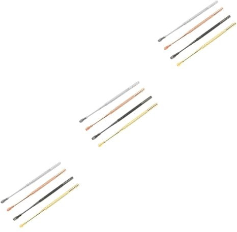 FOMIYES 9 Stk Ohr Löffel earwax removal ohrschmalzentfernung ear care ohren reinigung Ohrenschmalzentfernung Frühlingsohrlöffel ohrenreiniger Ohrstöpsel mit Feder Ohrlöffel aus Edelstahl