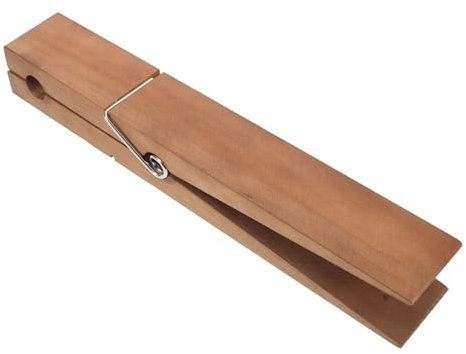 SHOWERORO Molletta Da Bucato in Legno Jumbo Molletta Gigante Per Bucato Porta Asciugamani Da Bagno
