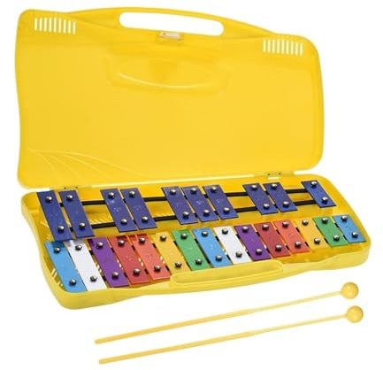 Xylophon-Instrument 25 Noten Glockenspiel Xylophon Percussion Rhythmusinstrument Mit 2 Schlägeln