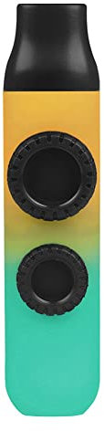 Lbvzxkad Doppelfilm Professional Performance ABS Gitarren-Begleitinstrument,Cyan+Orange