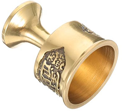 PRETYZOOM 1 Pz Coppa Del Vino Di Coppa Di Rame Contenitore Per Acqua Buddista Tazza Per Acqua Del Tempio Accessorio Per Tempio Contenitore Per Acqua Santa Tazza Per Acqua Sacrificale