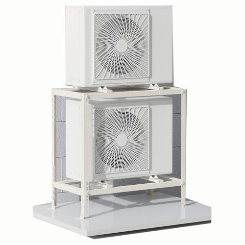 Soporte para Aire Acondicionado minisplit, ángulo Ajustable para Exteriores, para Sistemas de Bomba de Calor sin ductos (90 x 50 x 90 cm)