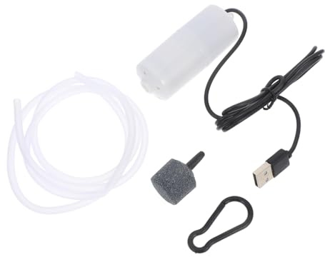 HANABASS Aquarium-sprudler Sauerstoffpumpe Aus Kunststoff Für Kleine Aquarien Mit Usb-anschluss Zur Belüftung Von Zierfischen Und Fischliebhabern