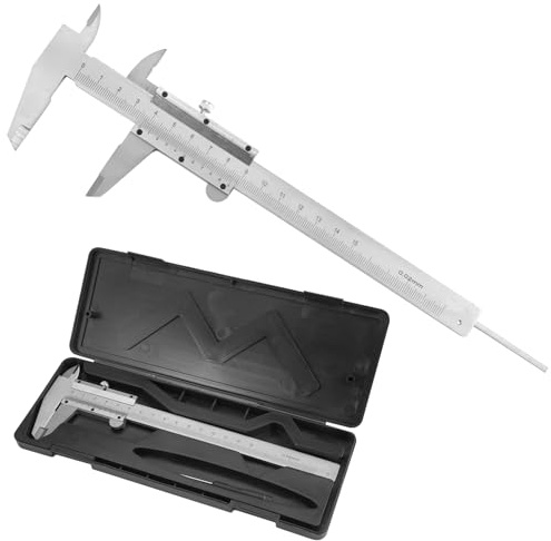 Calibro a Corsoio 0-150mm con Contenitore, Precisione 0.02mm / 0.001''