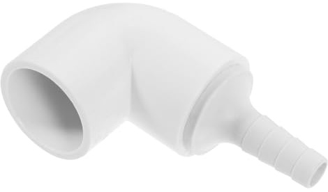 Homoyoyo Raccordi in PVC per Tubo Irrigazione Giardino, Connettori Articolari e Valvola di Ritegno, Accessori per Mensola da Giardino e Struttura di Supporto, Superficie Liscia