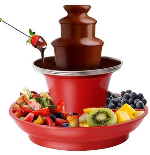 Fontana di cioccolato per feste, dispenser di cioccolato fuso | Macchina per sciogliere il | Fontana di caramello in acciaio inossidabile, fontana di fonduta di per compleanno, l
