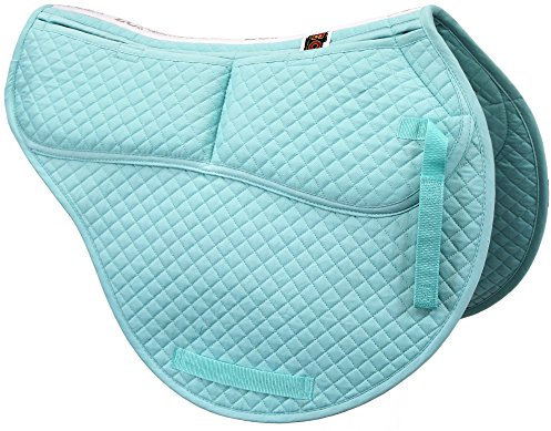 ECP Baumwolle Korrektur alle Zweck geformten Sattel Pad – Memory Foam Taschen, Soothing Sea Blue