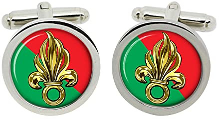 Gift Shop Le ́ Gion ÉTrange ̀ Re (Etranger Legion) Boutons Manchette en Boîte
