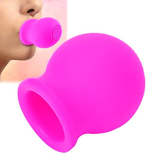 Zyyini Plumper per labbra - Pompa per labbra in silicone, dispositivo di bellezza professionale per donna, con funzione di massaggio, massaggio viso delicato, Plumper per labbra di bellezza (rosa)
