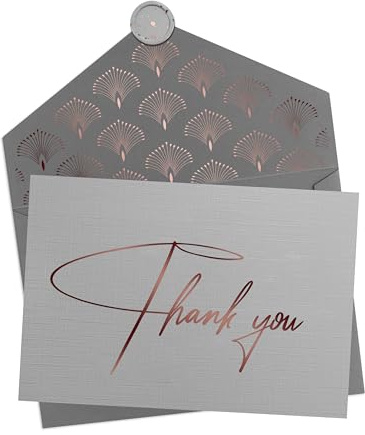 Joli Coon - Thank you card with envelope and wax seal - Thank you greeting card