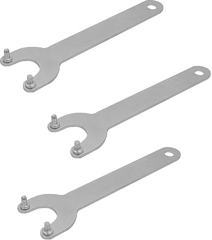 3 X Angle Grinder Spanner Wrench 2 Pin Wrench for 125mm 150mm Grinders, Discs Clamping Tools Accessories