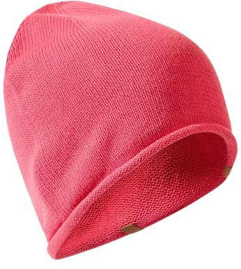 camel active Damen Leichter Strickbeanie aus Baumwolle