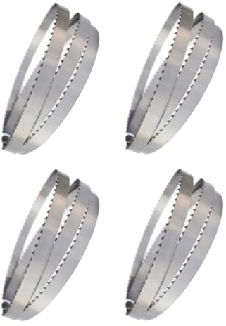 4 pièces 2020x16x0.5mm lame de scie à ruban 79-1/2 x 0.63 x 0.02 4 lames de scie TPI lames de scie à ruban alimentaire for la coupe de viande de poisson congelé