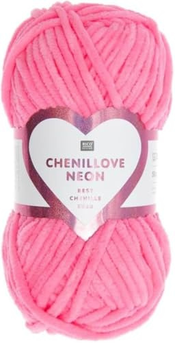 Rico Design Creative Chenillove Neon 50g 002 - Pink