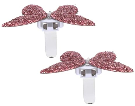 BELLIFFY Car Vent Clip Mit Strass Im Schmetterlingsdesign Aromatischer Diffusor Für Auto Einfache Installation Für Stilvolle Innenausstattung
