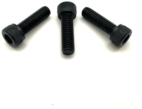 DEPYEE 3-10 Stück Linksgewindeschrauben M12 M14 M16 Grade12.9 DIN912 Linksgewinde Innensechskantschraube(M12x35 (10pcs))