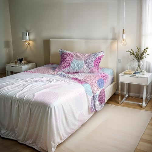 Set Lenzuola Letto Singolo River, lavorato in Italia - Completo Letto, Lenzuolo Sotto con Angoli, Telo Sopra 90x200cm e Federa con Patella Interna (Singolo, loira)
