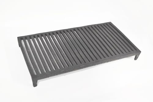 SEZAM Chimenea, rejilla para leña, soporte de madera de hierro fundido, madera, carbón, parrilla para carbón para interior y exterior, resistente para abrir fuego, madera, rejilla, herramientas,