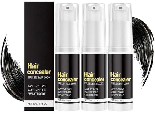 Hairfillup Corrector De Pelo Para Los Hombres,Corrector Para Cabello A Prueba De Agua,Cubre FáCilmente El Cabello Suelto Y Realza La LíNea Del Cabello,Para El Adelgazamiento (3 piezas, d-22)